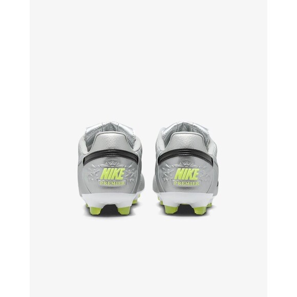 Men's Size 6 Nike Premier 3 Cleats Soccer Shoes 'Metallic Silver' AT5889 004 - Picture 5 of 8